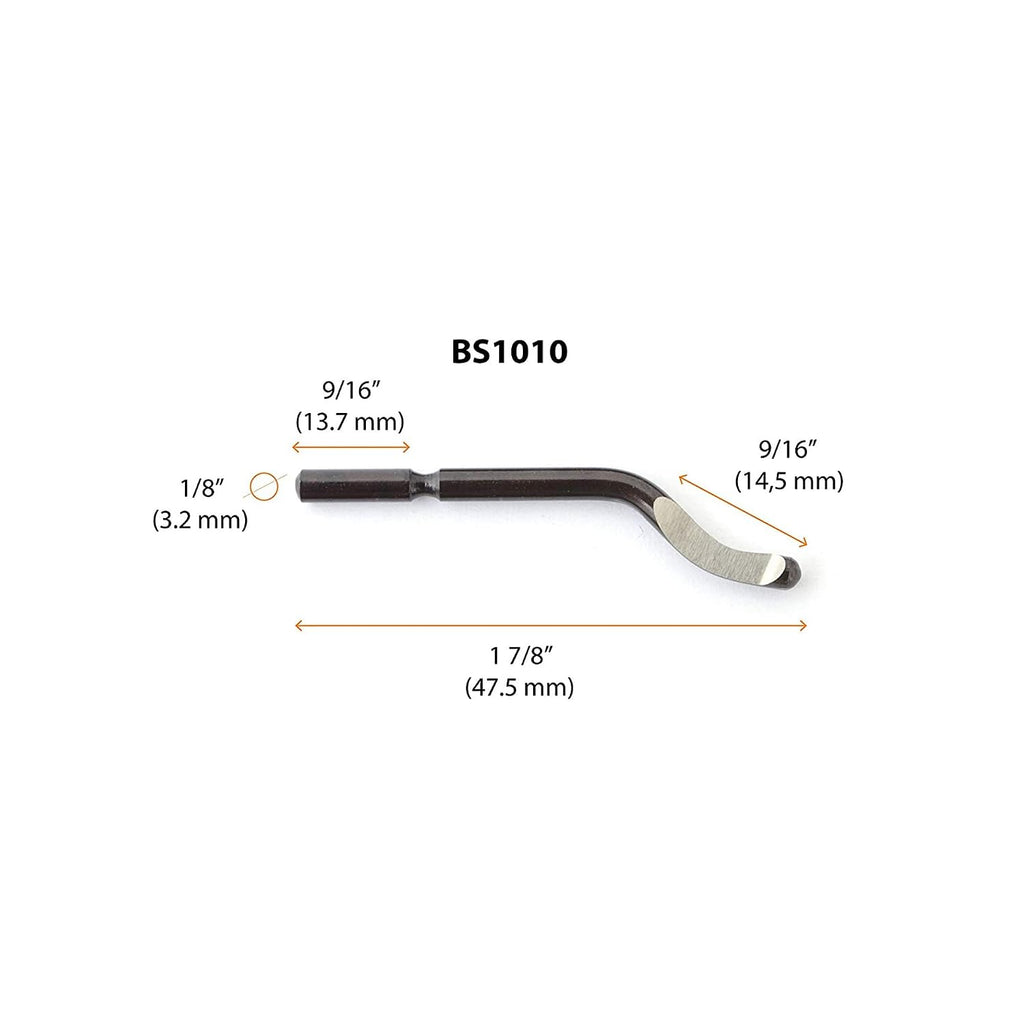 AFA Tooling BS1010 Deburring Blades, 10-Pack M2 HSS, HRC 62-64