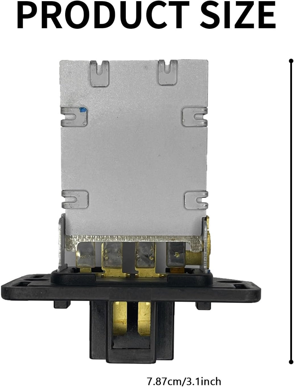 AC Blower Motor Resistor for Kia Hyundai HVAC Heater Air Condition Radiator Fan Replacement Compatible with Hyundai Elantra Coupe/GT Santa Fe XL/Sport Sonata, Kia Forte Koup/5 Optima Sedona