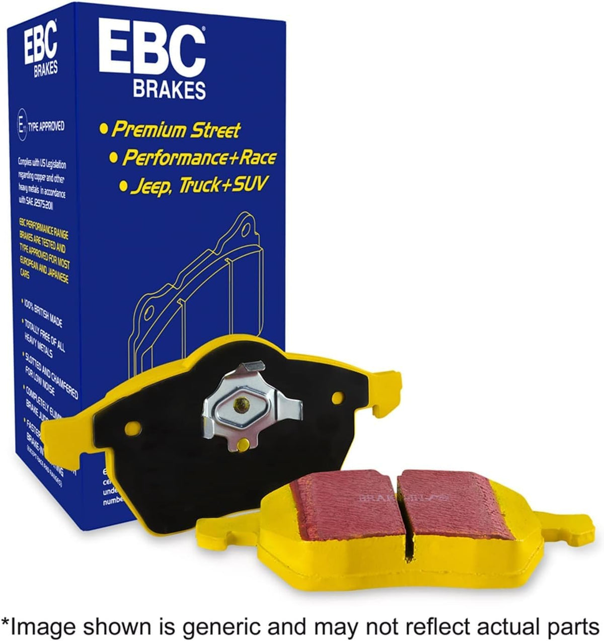 EBC Brakes DP43050R Yellowstuff Performance Brake Pad