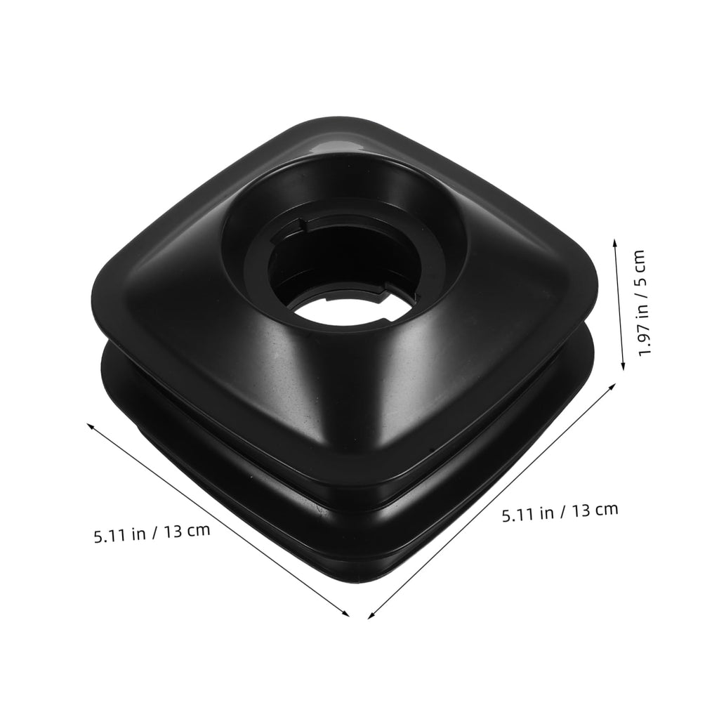 2pcs Blender Lid Replacement for 2l Square Jar Black Plastic