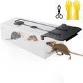 Humane Rat Trap - 2025 Mouse Traps Humane Live, Easy to Catch & Release Rats & Mice, Live Rat Traps for Indoor &