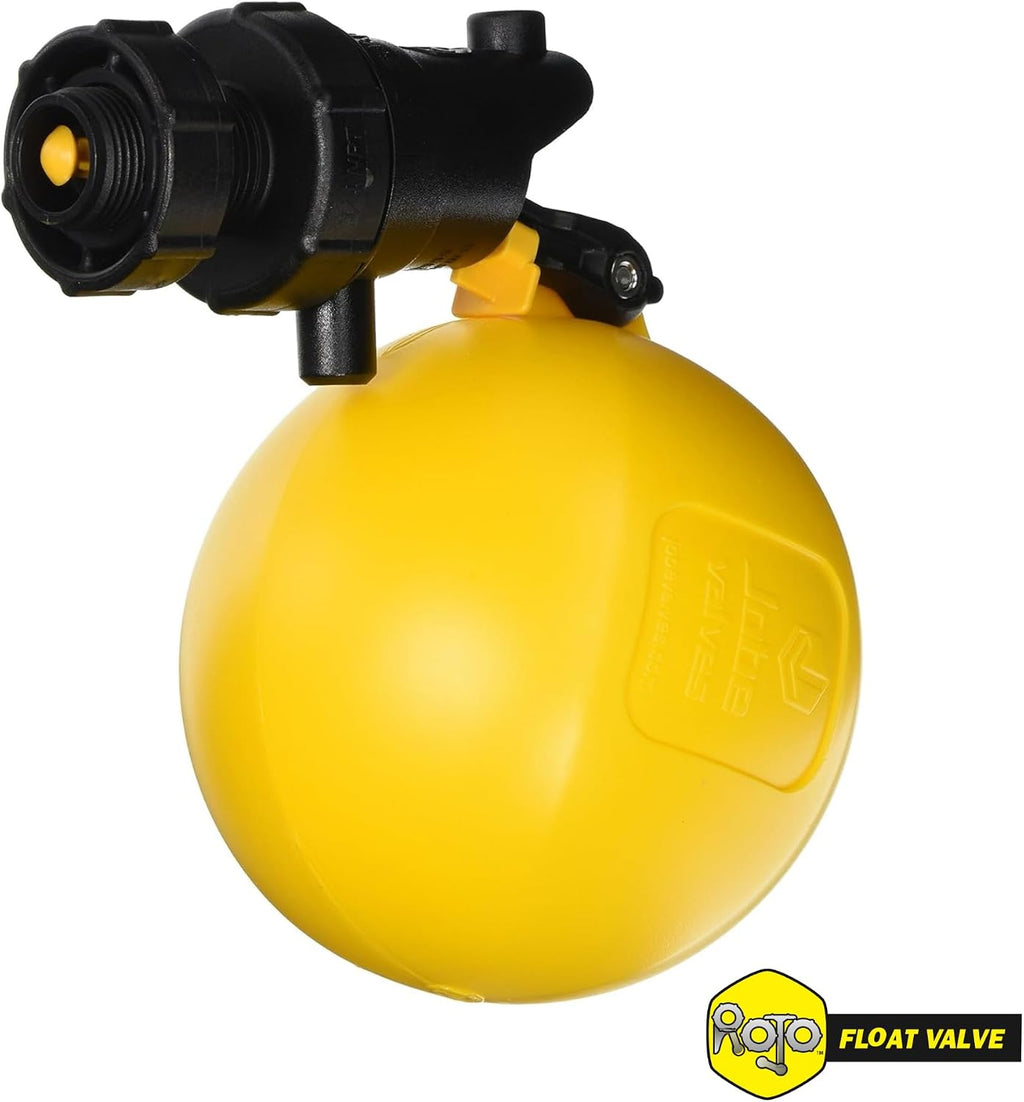 "Rojo Float Valve, 3/4", Black/Yellow (1)