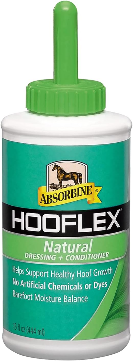 Hooflex All Natural Horse Hoof Dressing & Conditioner, 15 fl oz