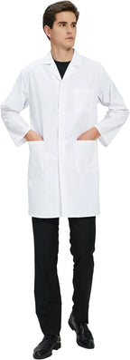 Lab Coat for Men, Medical Coat for Doctor Nurse Student Science