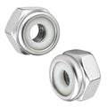 #10-24 Nylon Insert Locknuts,Type 316 Stainless Steel Coarse Thread Hex Nut