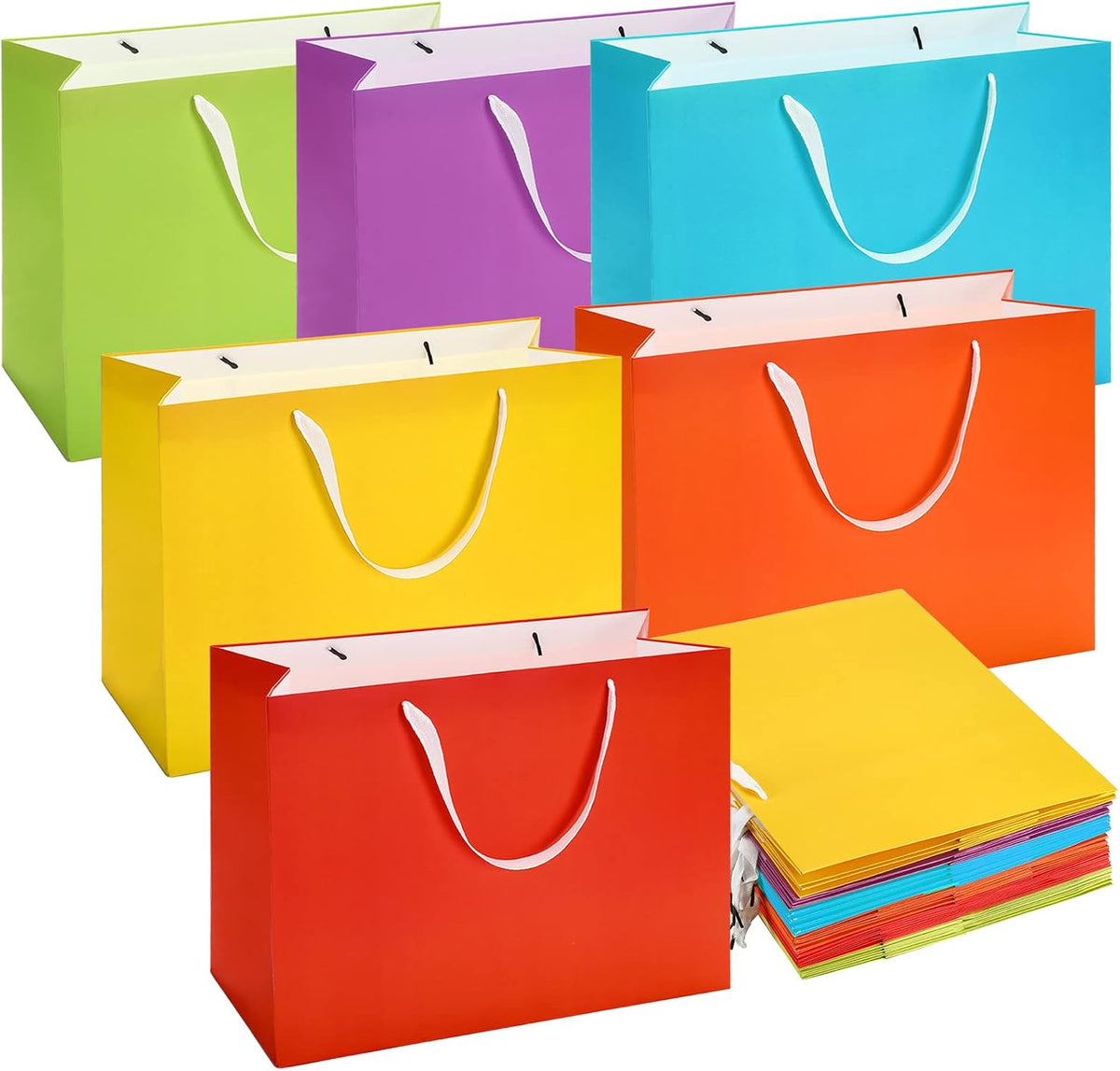 24 Pcs Extra Large Gift Bags with Handles 16 x 6 x 12 Inch