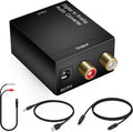 Digital Optical Coax to Analog Stereo Audio L/R Converter Adapter with Optical Cable RCA Cable,Adapter not Include