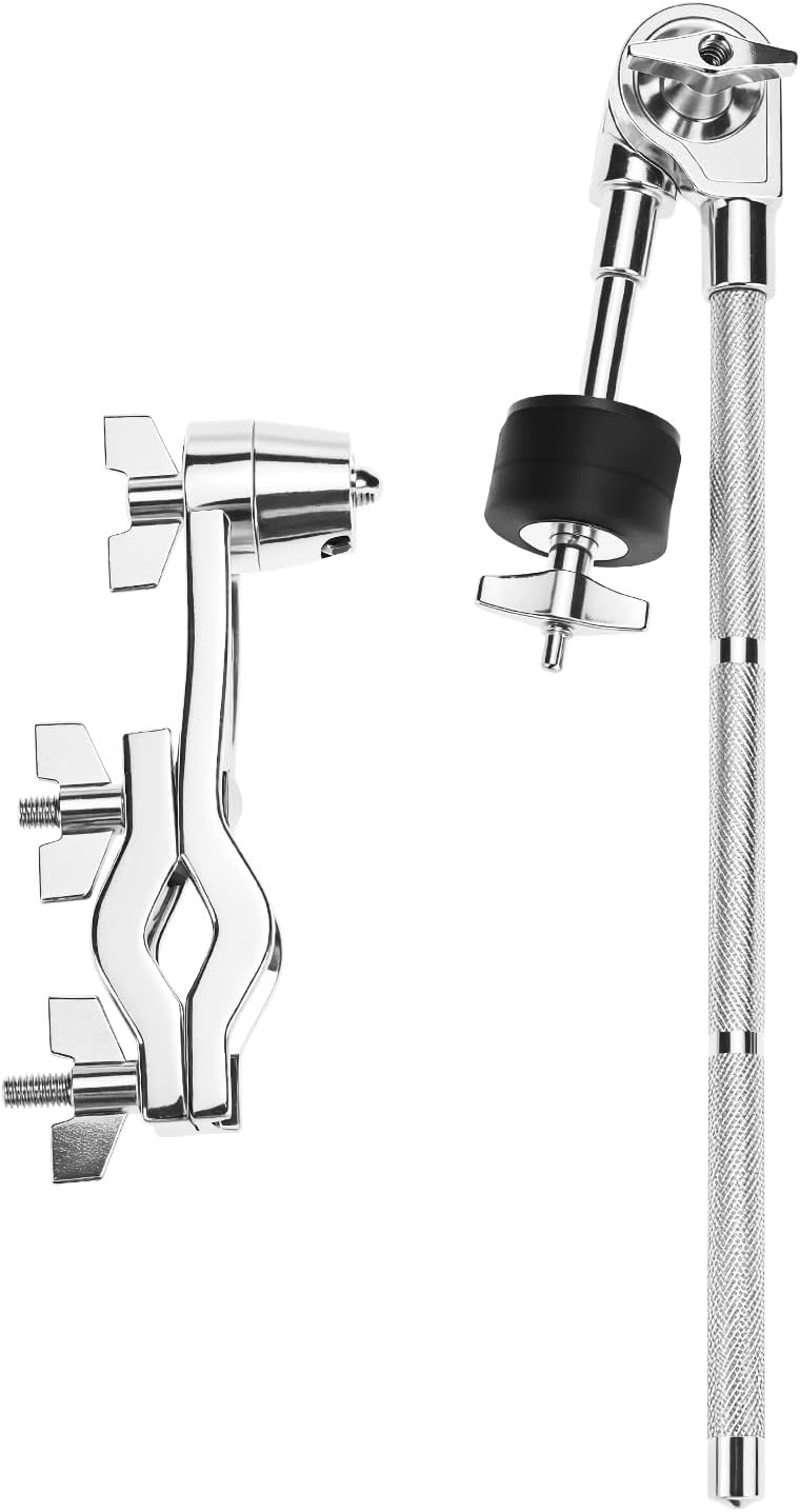 Drum Cymbal Extension Stand, 33cm Drum Cymbal Arm Attachment for All Skill Levels, Cymbal Boom Arm with Clamp Holder