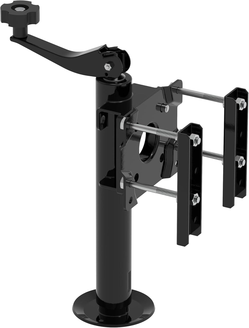 Swivel Bolt-on Trailer Jack, Trailer Jack Stand, 10" Vertical Movement, Mounting Hardware Included, 1000 lbs
