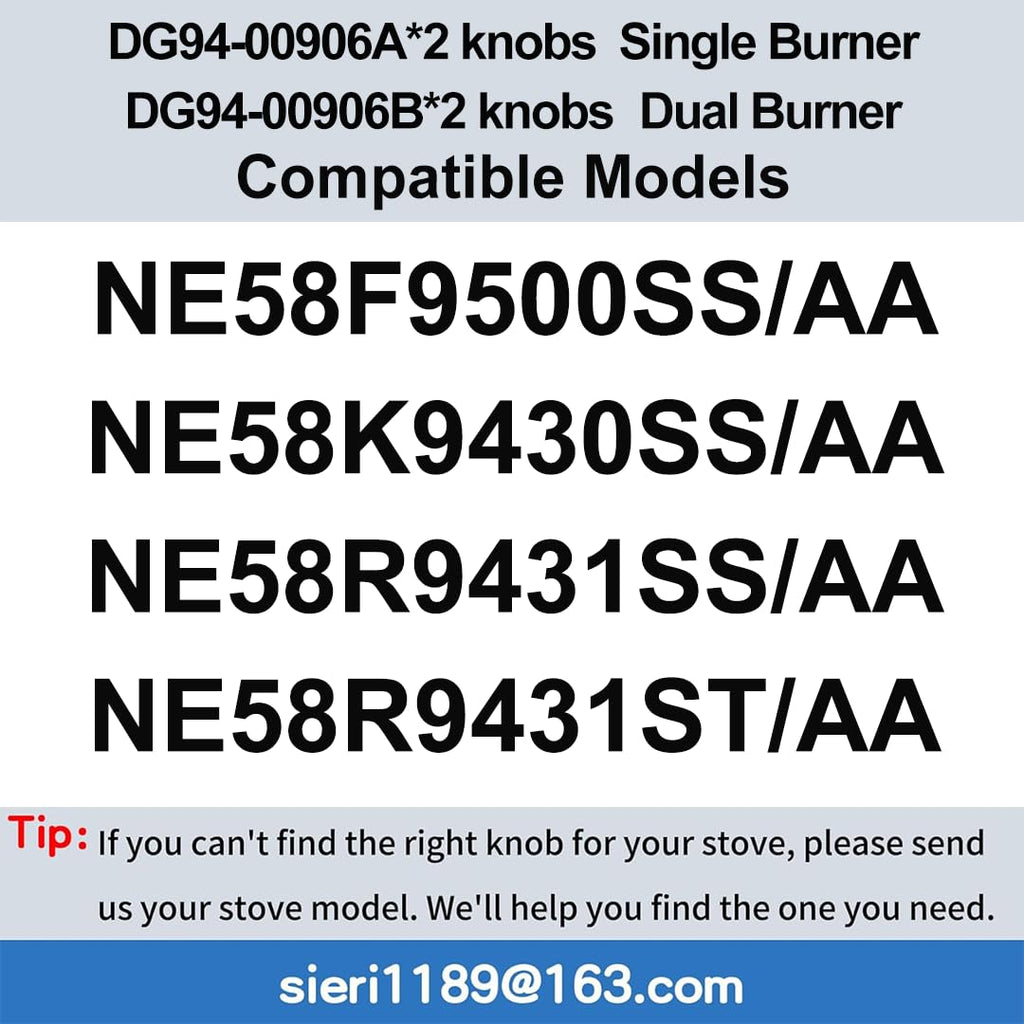 Sieri DG94-00906A Knob for Samsung Electric Range Replaces DG94-00906B