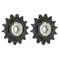 uxcell 2Pcs #60 Roller Chain Idler Sprocket, 17mm Bore 3/4" Pitch 14 Tooth