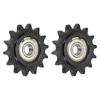 uxcell 2Pcs #60 Roller Chain Idler Sprocket, 17mm Bore 3/4" Pitch 14 Tooth