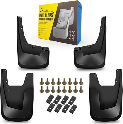 Mud Flaps Fit for 2019-2023 Ram 1500 Splash Guards, Fit for Without OEM Fender Flares, (Excl. Dual Rear Wheels or