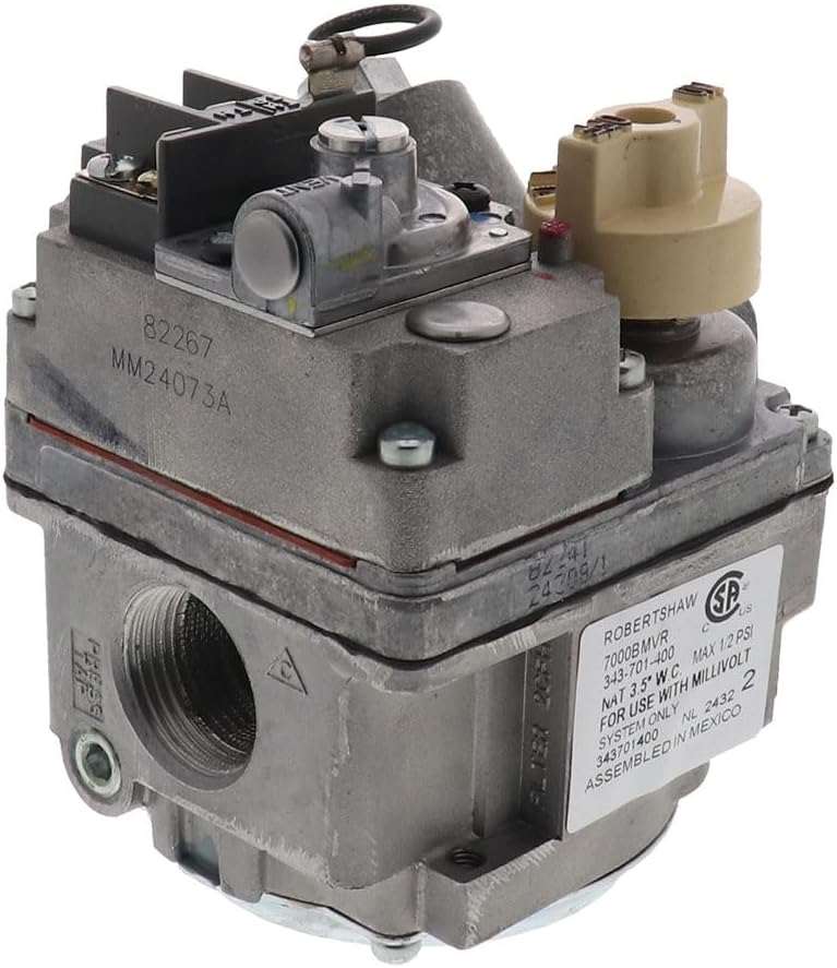 PRYSM ROBERTSHAW 700-506 HVAC Gas Valve Compatible with LENNOX, FRYMASTER, Replacement for 10P36, 8072428, VS810A1054