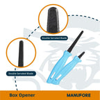2 Pack Safety Box Opener, Rounded Safety Tip Package Cutter Set