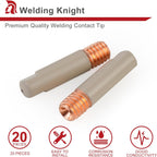 MIG Welding Contact Tips with Non-Stick Coating .035" 20pk