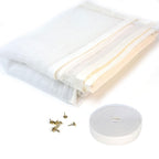 Magnetic Window Screen Self Closing, 26 x 34 inch, White