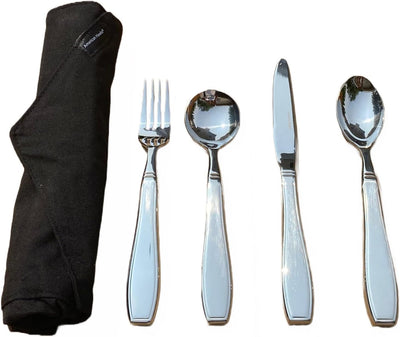 Weighted Utensils For Hand Tremors 7 Oz Knife Fork Spoons Adaptive Utensils Eating Parkinsons Weighted Silverware For