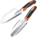 Garden Shovel Trowel Garden Tool Set, 2 Pack Heavy Duty Gardening Tools Set Include Wide Garden Trowel, Hand Shovel