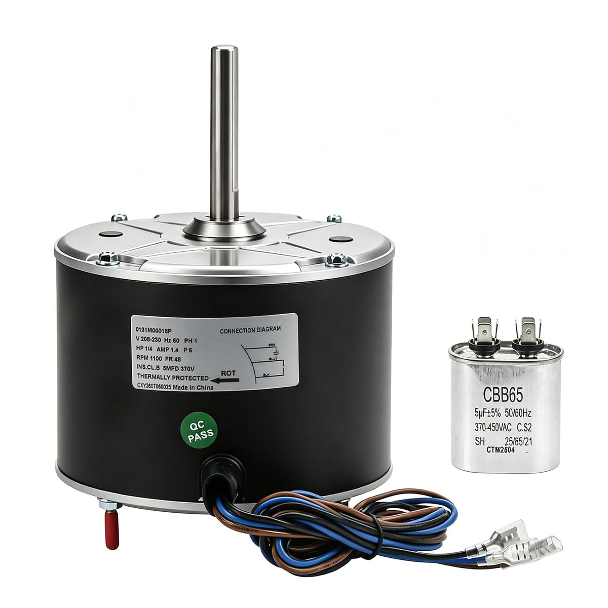 0131M00018P Condenser Fan Motor Replace for Goodman