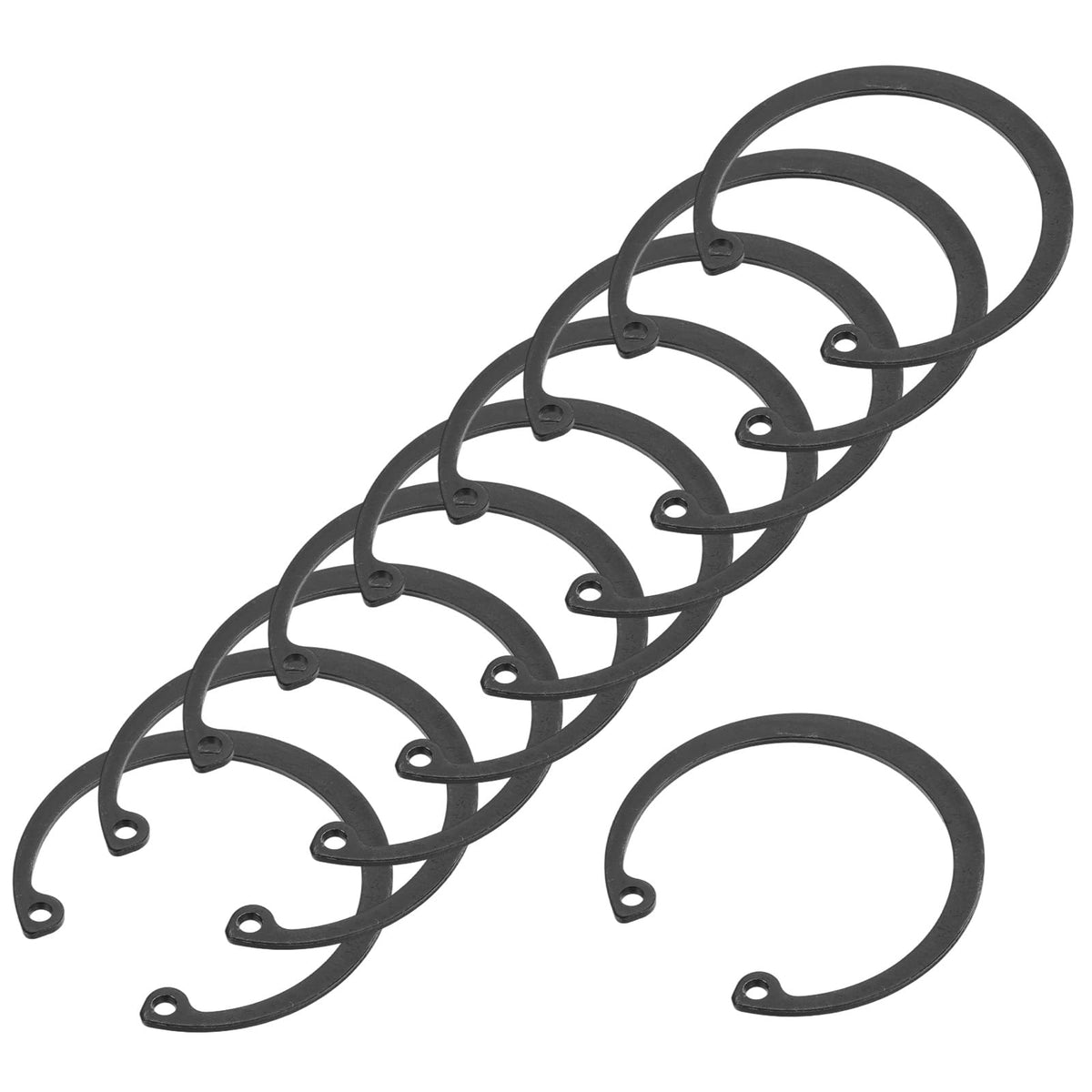 PATIKIL 10Pcs Internal Retaining Rings 48mm C-Clip Snap Ring 65Mn Steel