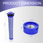 Suitable for Dyson vacuum cleaner filter accessories V7V8 front filter rear filter element filter
