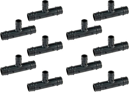 10Pcs EFIELD Poly PPSU Pex-A Expansion 3/4"x3/4"x1/2" Tee(PPSU1960019-10)