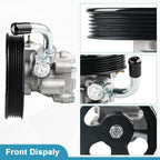 Power Steering Pump with Pulley Compatible with Hyundai Tucson 2005-2009