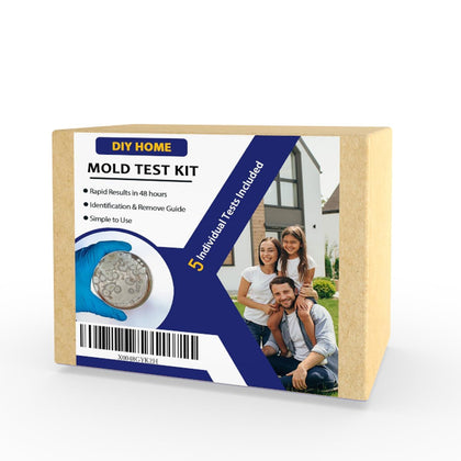 Mold Testing Kit with 5 Individual Tests - DIY Mold Test Kit for Home - Includes Detailed Mold Identification Guide