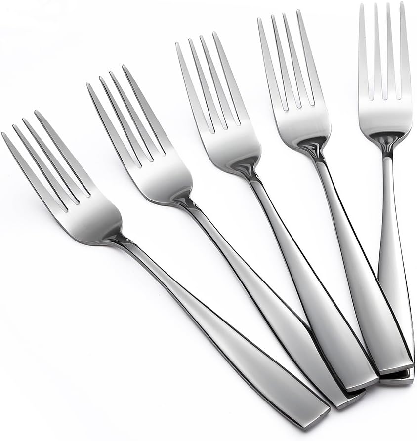 Stainless Steel Dinner/Salad Forks Set,24-Piece,8 Inches