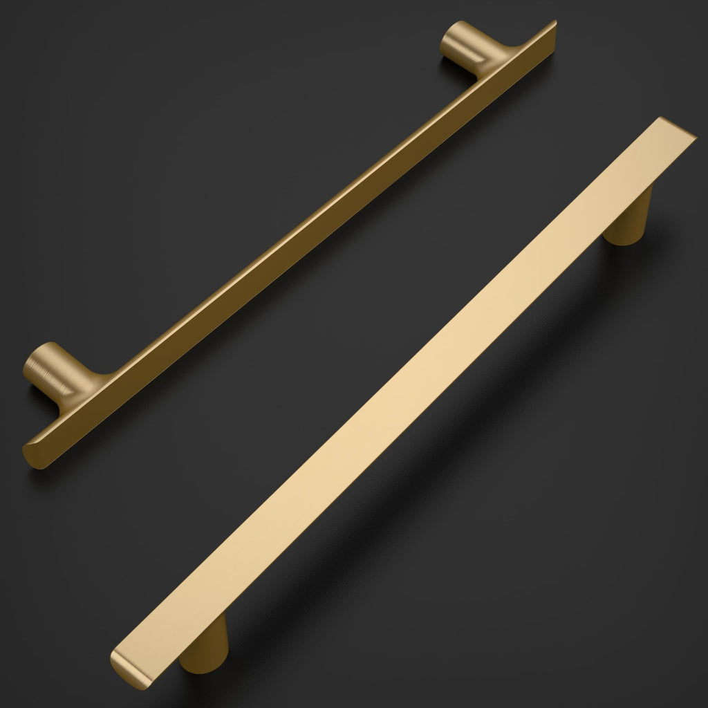 6 Pack Champagne Bronze Cabinet Pulls 12.6 Inch(320MM) Hole Centers Kitchen Cabinet Handles Hardware Kitchen Handles