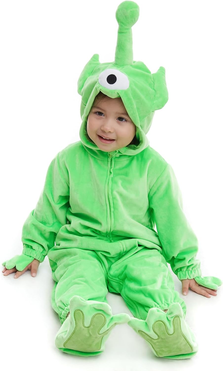 Baby Alien Costume Newborn, Infant and Toddler Boys Girls 0-4T | 90% Upgraded Flannel Fleece/ 10% Spandex, Versatile