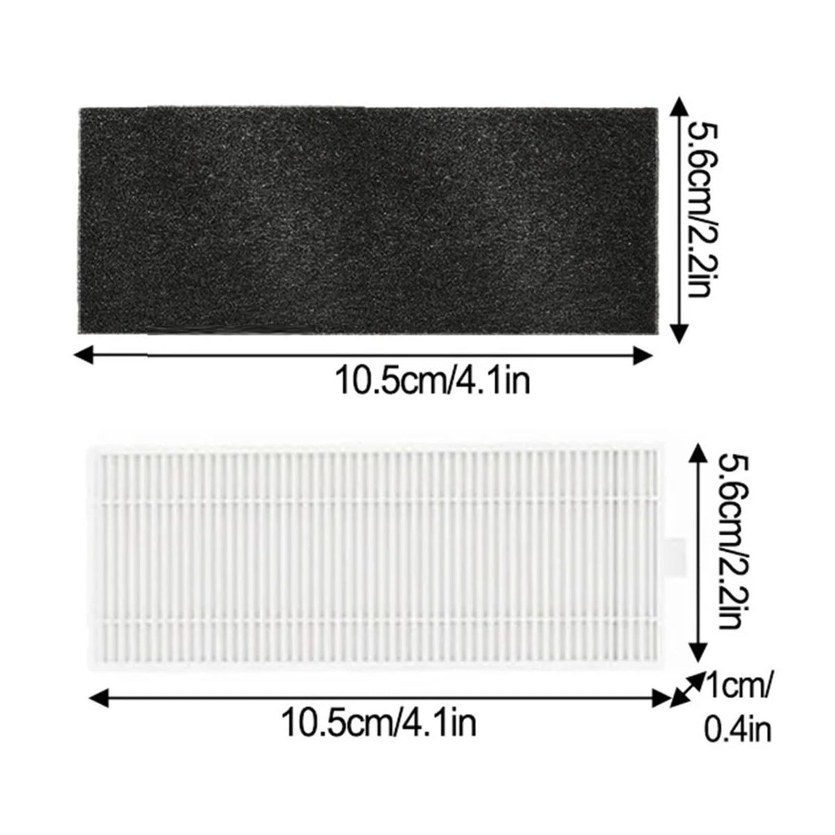 Compatible for Lefant M2 Series Robot Vacuum Cleaner Side Brush Filter Mop Pads Kit