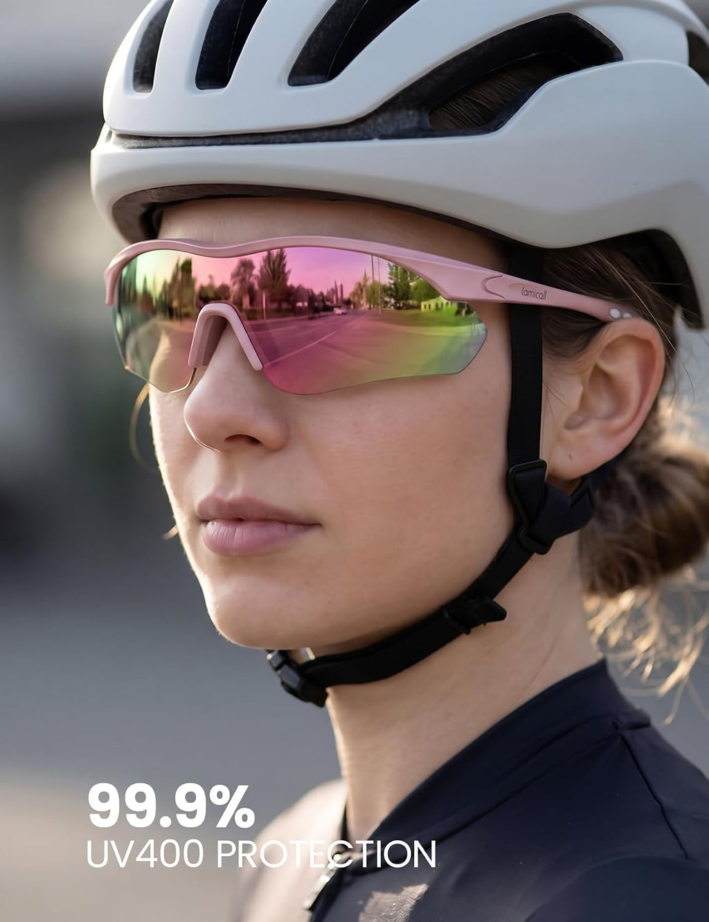 22g Polarized Sports Sunglasses - Lightweight UV400 Protection Men Women Sun Glasses for Running Baseball