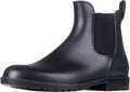Women's Ankle Rain Boots Waterproof Chelsea Boots | Stylish Matte Finish, Easy On&Off, Non Slip, Ideal for Rainy Commute