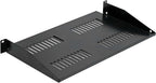 AEONS 1U Universal Server Shelf Rack Mount Vented Cantilever Center Mount Shelf 19" Server -10“ Depth Fixed Server Rack Cabinet Shelf-2 Pack