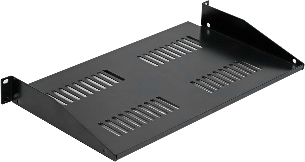 AEONS 1U Universal Server Shelf Rack Mount Vented Cantilever Center Mount Shelf 19" Server -10“ Depth Fixed Server Rack Cabinet Shelf-2 Pack