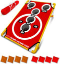 Games - Coney Island Toss - Arcade Style Cornhole Board Set w/Carrying Case & 15+ Games - Corn Hole Games for Adults