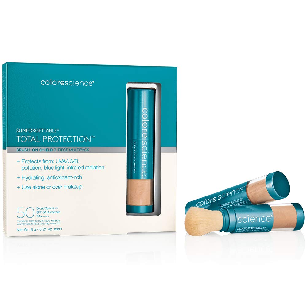 Total Protection Brush-On Shield, Medium, SPF 50, Multipack
