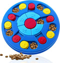 Interactive Dog Puzzle Toys for Puppy IQ Stimulation &Treat Training,Treat Dispenser Squeaky Toy for Smart Dogs
