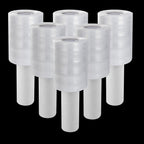 6 Pack 80 Gauge Stretch Wrap Film, 4 in x 1000 ft