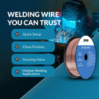 PGN ER70S-6 .030" Solid MIG Welding Wire - 2lb Spool