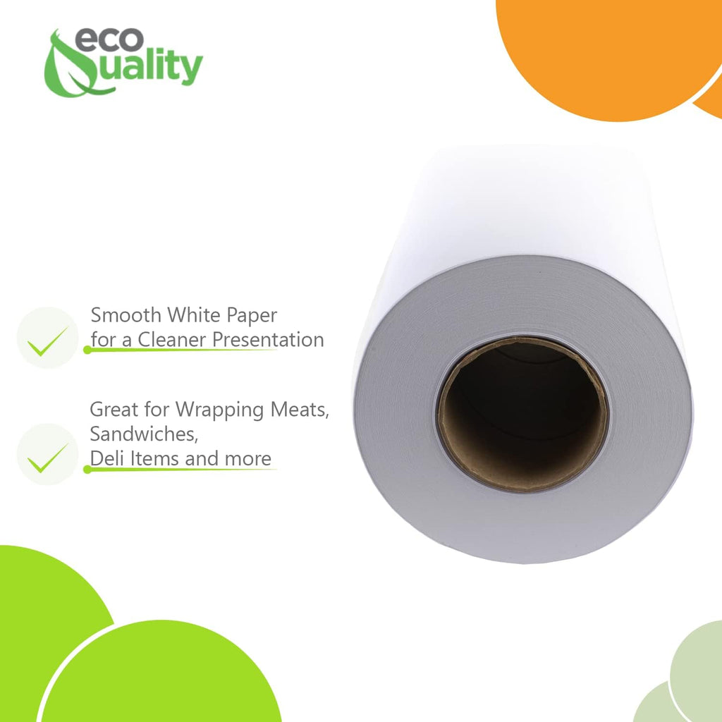 Unwaxed White Disposable Wrapping Butcher Paper Roll 15 Inch x 1000 Ft (1)