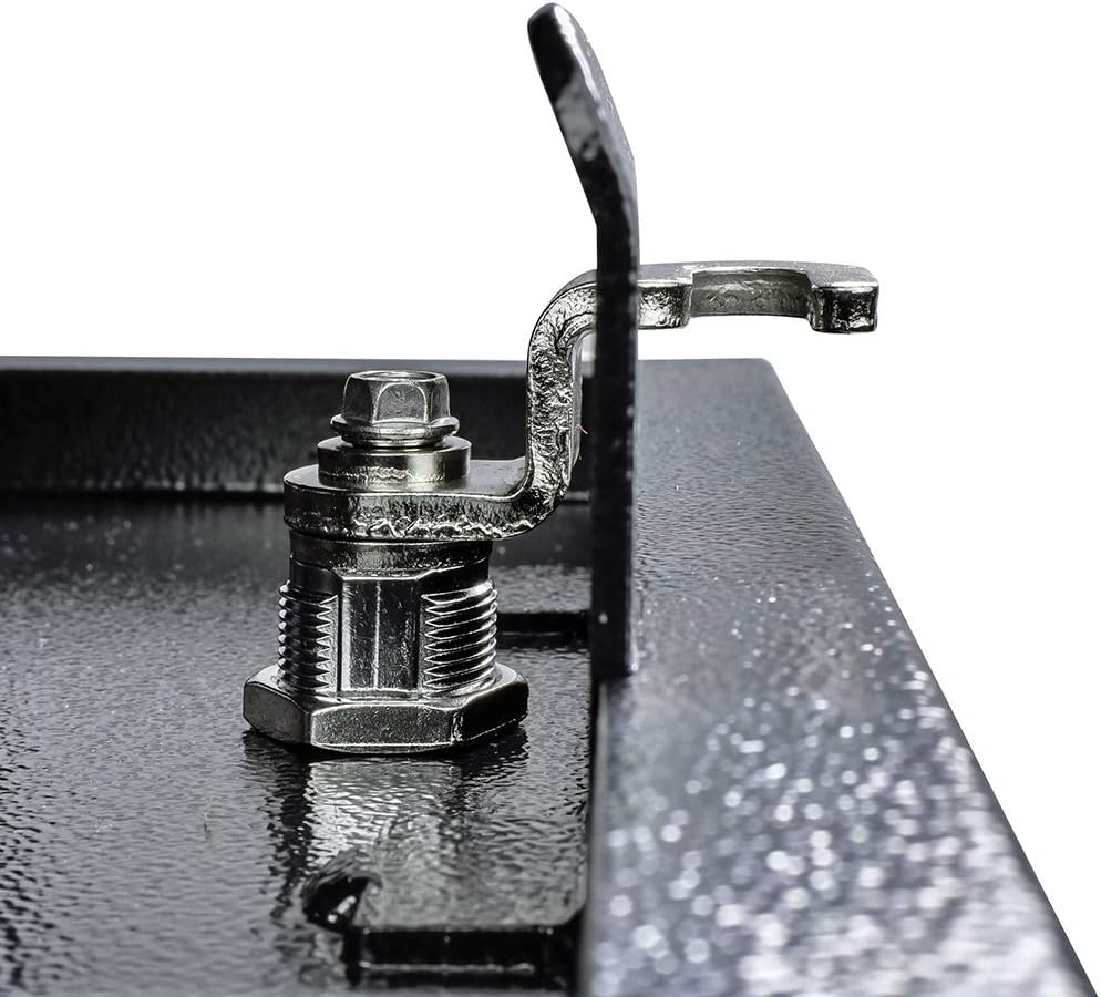 Mail Manager Modern Locking Post Mount Mailbox, USPS Approved | Patented anti-pry lock, accepts small packages