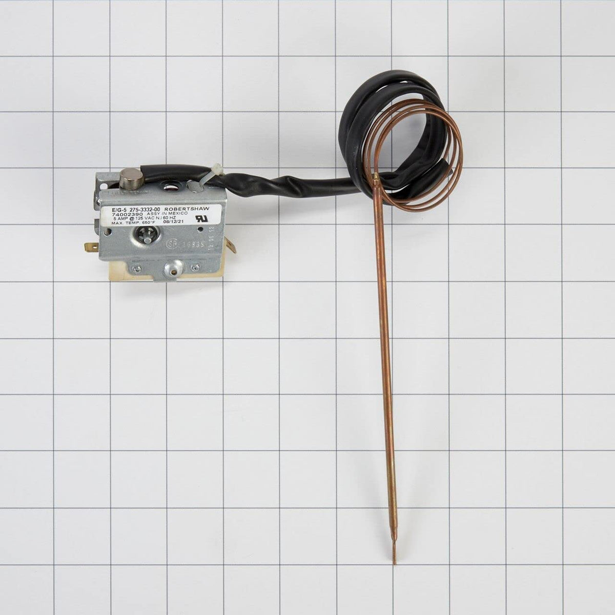 Whirlpool WP74002390 Genuine OEM Range Temperature Control Thermostat Replacement Part - Replaces 74002390