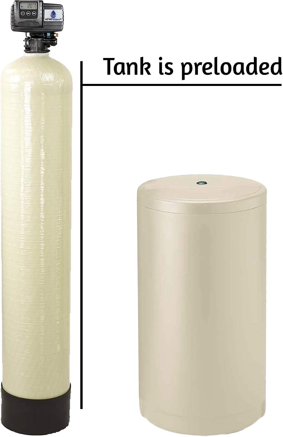 Iron Pro 2 Combination Water Softener Iron Filter Fleck 5600SXT Digital Metered Valve 64,000 Grain - High Flow for