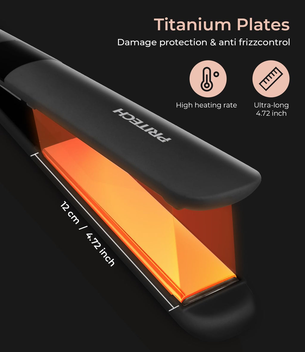 Flat Iron Hair Straightener, Titanium Flat Iron