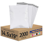 Poly Mailers 14.5x19 2000PC Large Shipping Bags for Small Business