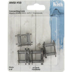 Koch #50 Steel Connecting Link (4-Pack) - 1 Each