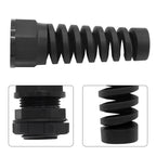 LifCratms 2Pcs NPT 1/2" Black Cable Gland, 7-12mm Cable Range